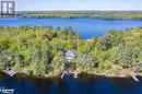 Birds eye view of property with a water view - 1320 360 Island, Port Severn, ON  - Outdoor With Body Of Water With View 