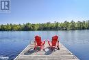 Dock area with a water view - 1320 360 Island, Port Severn, ON  - Outdoor With Body Of Water With View 