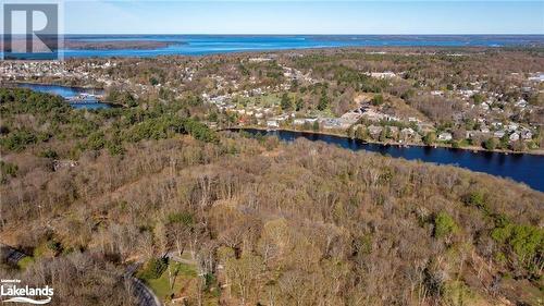 Aerial view with a water view - Lot 3 Louisa Street, Parry Sound, ON 