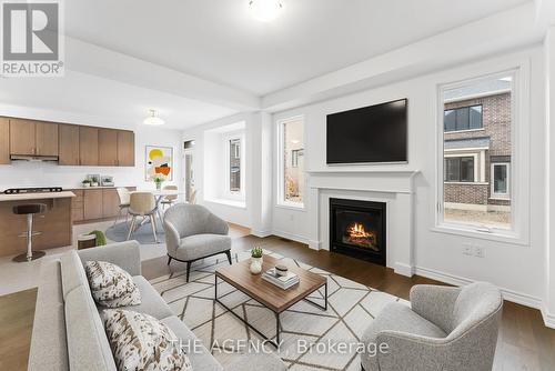 15 Aster Woods Drive, Caledon, ON - Indoor Photo Showing Living Room With Fireplace