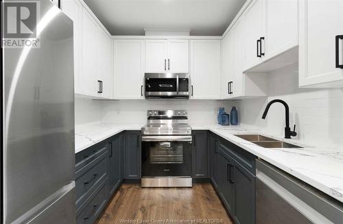 755 Grand Marais Unit# 103, Windsor, ON - Indoor Photo Showing Kitchen With Double Sink With Upgraded Kitchen