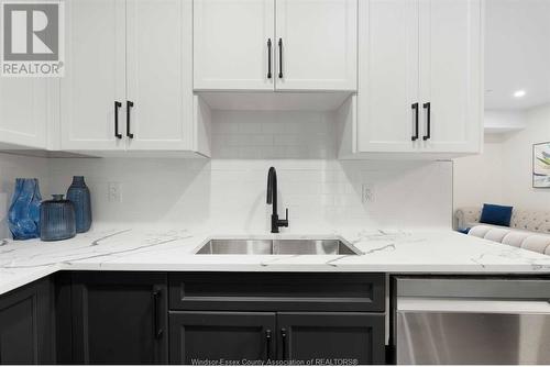 755 Grand Marais Unit# 103, Windsor, ON - Indoor Photo Showing Kitchen With Double Sink With Upgraded Kitchen