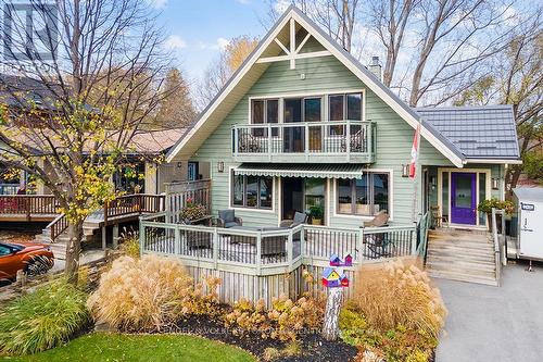 125 Pioneer Lane, Blue Mountains, ON - Outdoor With Deck Patio Veranda With Facade