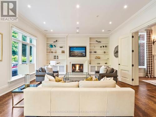 44 Fifeshire Road, Toronto, ON - Indoor Photo Showing Living Room With Fireplace