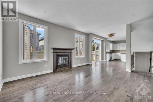 254 Terrapin Terrace, Ottawa, ON - Indoor Photo Showing Living Room With Fireplace