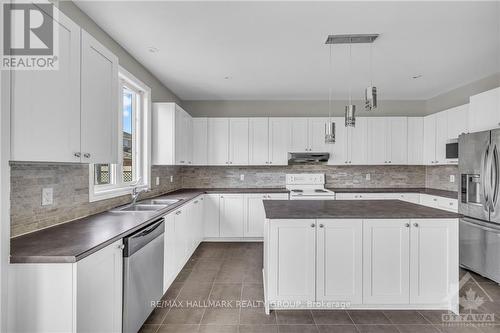 254 Terrapin Terrace, Ottawa, ON - Indoor Photo Showing Kitchen With Stainless Steel Kitchen With Double Sink With Upgraded Kitchen