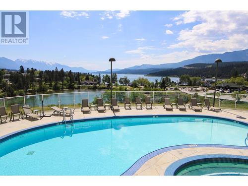 701 14A Crescent Unit# 325, Invermere, BC - Outdoor With In Ground Pool With Backyard With View