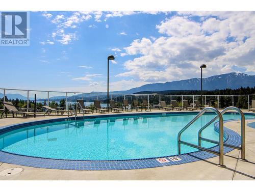 701 14A Crescent Unit# 325, Invermere, BC - Outdoor With In Ground Pool With View