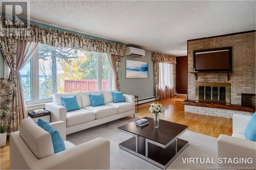 12 Baywatch Lane, Saint John, NB - Indoor Photo Showing Living Room With Fireplace