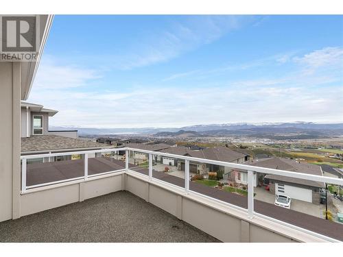 2187 Kentucky Crescent, Kelowna, BC - Outdoor With Balcony With View