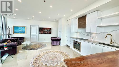 Ph3604 - 59 Annie Craig Drive, Toronto, ON - Indoor Photo Showing Kitchen With Double Sink With Upgraded Kitchen