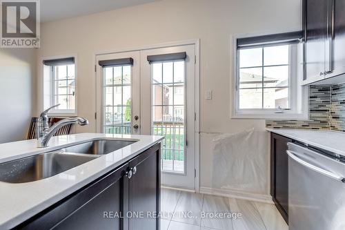 127 Preston Meadow Avenue, Mississauga, ON - Indoor Photo Showing Kitchen With Double Sink