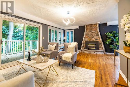 53 Jackman Road, Clarington (Bowmanville), ON - Indoor Photo Showing Living Room With Fireplace