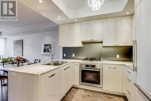 206 - 88 Davenport Road, Toronto, ON - Indoor Photo Showing Kitchen With Double Sink