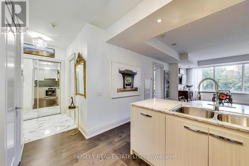 206 - 88 Davenport Road, Toronto, ON - Indoor Photo Showing Kitchen With Double Sink