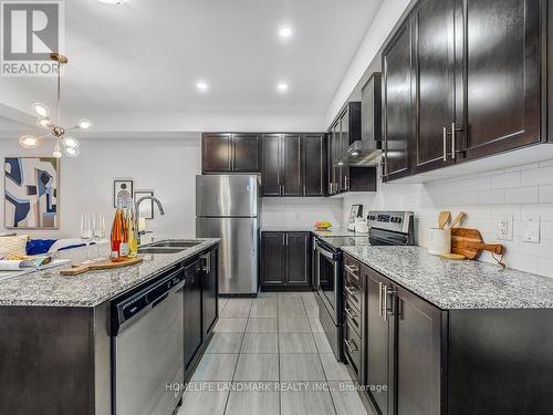 100 Christine Elliot Avenue, Whitby, ON - Indoor Photo Showing Kitchen With Stainless Steel Kitchen With Double Sink With Upgraded Kitchen