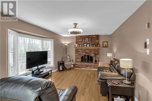 1402 Holy Cross Boulevard, Cornwall, ON - Indoor Photo Showing Living Room With Fireplace