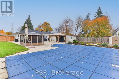 55 Deschene Avenue, Hamilton, ON - Outdoor With In Ground Pool With Backyard