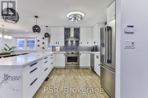 55 Deschene Avenue, Hamilton, ON - Indoor Photo Showing Kitchen With Stainless Steel Kitchen With Upgraded Kitchen