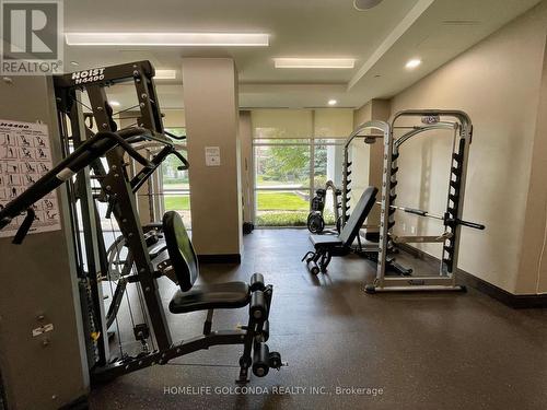 3312 - 275 Yorkland Road, Toronto, ON - Indoor Photo Showing Gym Room