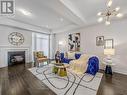 100 Christine Elliott Avenue, Whitby, ON  - Indoor Photo Showing Living Room With Fireplace 