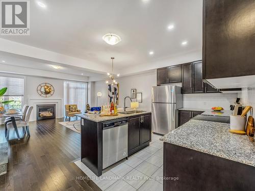 100 Christine Elliott Avenue, Whitby, ON - Indoor Photo Showing Kitchen With Stainless Steel Kitchen With Double Sink With Upgraded Kitchen