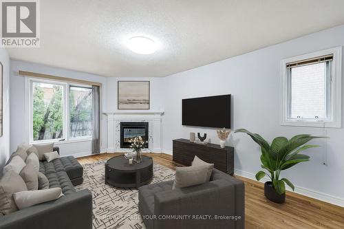 3 Creekview Avenue, Richmond Hill, ON - Indoor Photo Showing Living Room With Fireplace