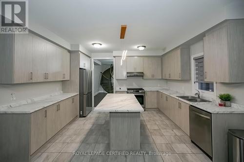 34 Dalbeattie Drive, Brampton, ON - Indoor Photo Showing Kitchen With Stainless Steel Kitchen With Double Sink