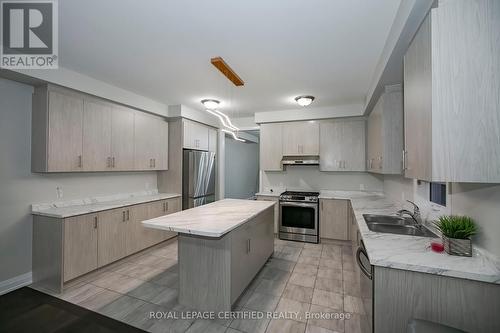 34 Dalbeattie Drive, Brampton, ON - Indoor Photo Showing Kitchen With Stainless Steel Kitchen With Double Sink