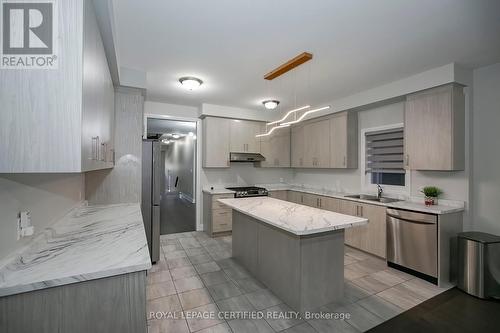 34 Dalbeattie Drive, Brampton, ON - Indoor Photo Showing Kitchen With Stainless Steel Kitchen With Double Sink