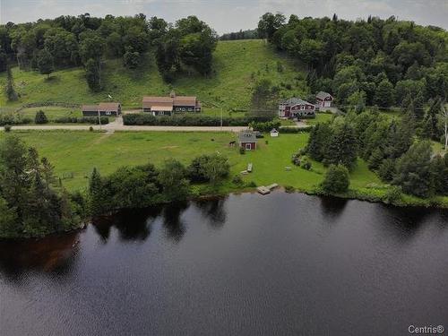 Aerial photo - 4480 Ch. Des Faucons, Nominingue, QC - Outdoor With Body Of Water With View