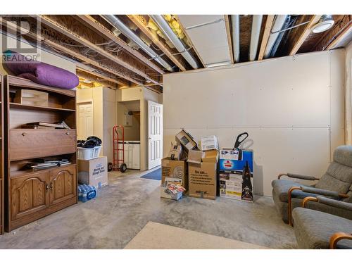 3425 East Boundary Road Unit# 15, West Kelowna, BC - Indoor Photo Showing Basement