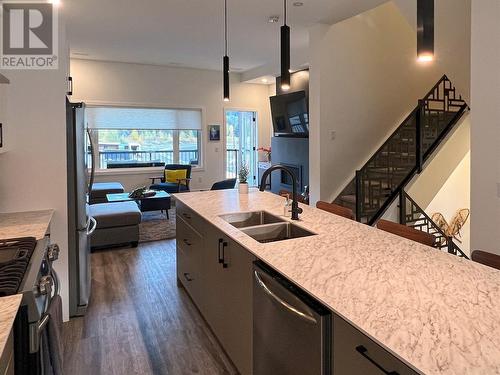 700 Riverside Way Unit# 201, Fernie, BC - Indoor Photo Showing Kitchen With Double Sink