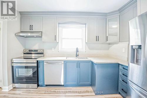 124 Mcmurchy Avenue S, Brampton, ON - Indoor Photo Showing Kitchen With Stainless Steel Kitchen With Double Sink