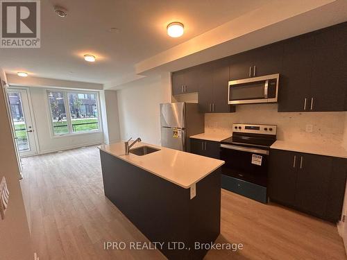 10 - 3538 Colonial Drive, Mississauga, ON - Indoor Photo Showing Kitchen With Stainless Steel Kitchen With Upgraded Kitchen