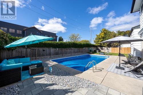 961 Curtis Crescent, Cobourg, ON - Outdoor With In Ground Pool With Backyard