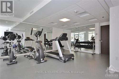 2210 - 199 Slater Street, Ottawa, ON - Indoor Photo Showing Gym Room