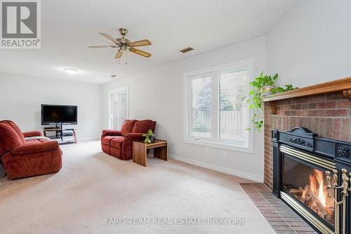 50 James Street, Barrie, ON - Indoor Photo Showing Living Room With Fireplace