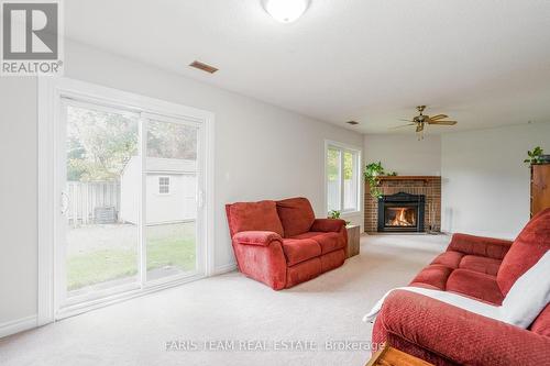 50 James Street, Barrie, ON - Indoor Photo Showing Living Room With Fireplace