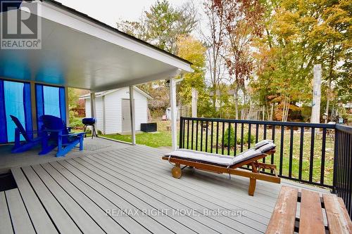 49 Elmer Avenue, Orillia, ON - Outdoor With Deck Patio Veranda With Exterior