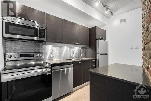 354 Gladstone Avenue Unit#205, Ottawa, ON - Indoor Photo Showing Kitchen With Upgraded Kitchen