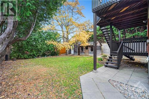 Shared Backyard - 559 Highcroft Avenue Unit#3, Ottawa, ON - Outdoor With Deck Patio Veranda