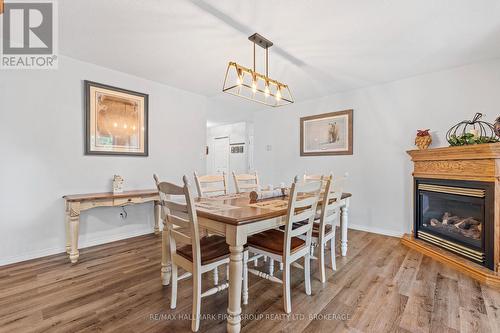 4374 Duff Road, South Frontenac (Frontenac South), ON - Indoor Photo Showing Dining Room With Fireplace