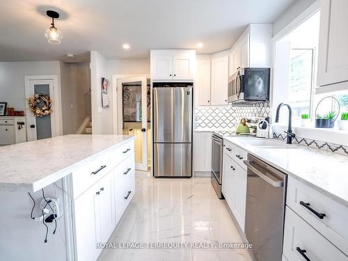 390 Little Ave, Barrie, ON - Indoor Photo Showing Kitchen With Upgraded Kitchen