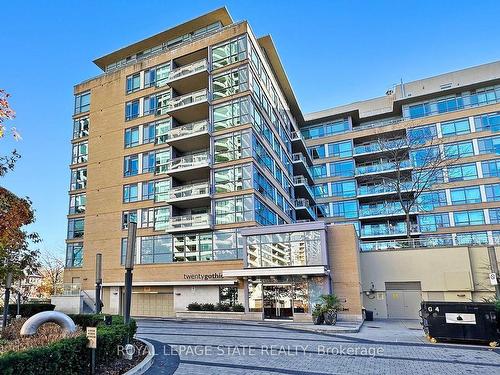 702-20 Gothic Ave, Toronto, ON - Outdoor With Balcony With Facade