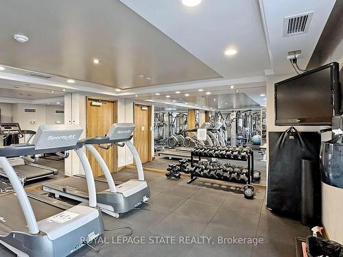 702-20 Gothic Avenue, Toronto, ON - Indoor Photo Showing Gym Room