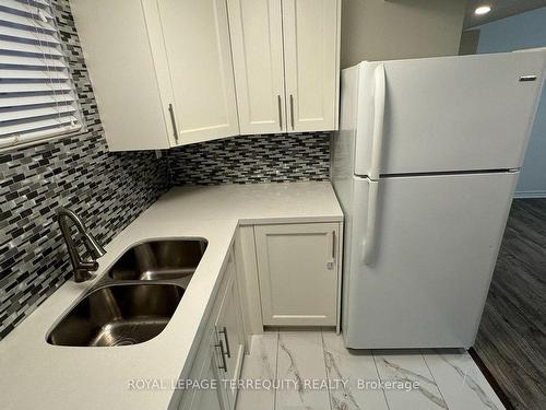 Bsmt-5464 Tenth Line W, Mississauga, ON - Indoor Photo Showing Kitchen With Double Sink