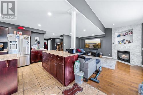 182 Eringate Drive, Hamilton, ON - Indoor With Fireplace