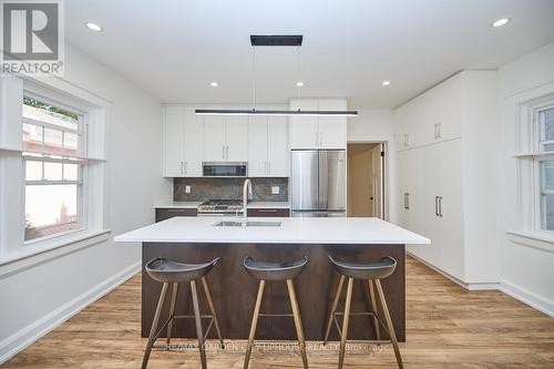 86 Queen Street, St. Catharines (451 - Downtown), ON - Indoor Photo Showing Kitchen With Stainless Steel Kitchen With Double Sink With Upgraded Kitchen