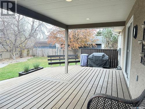 744 Washington Drive, Weyburn, SK - Outdoor With Deck Patio Veranda With Exterior